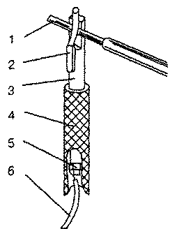 Общий вид простого держателя электродов из трубы